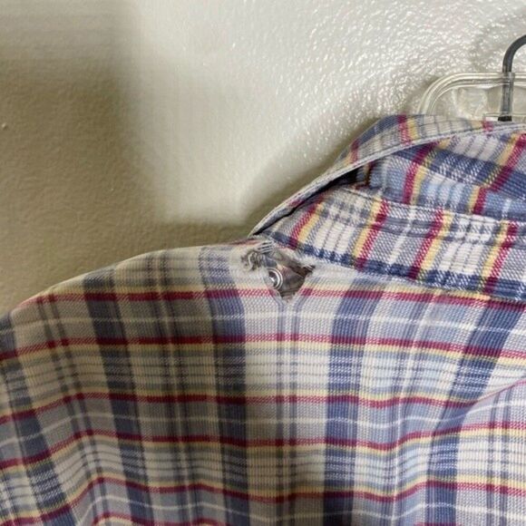 Vintage Disney Winnie the Pooh, flannel plaid button down shirt med - Picture 5 of 11